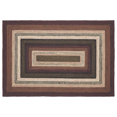 Beckham Jute Braided Rug Rect with Rug Pad 4'x6' VHC Brands - The Fox Decor